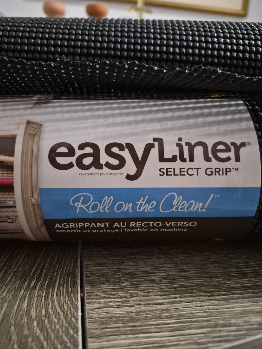 Select Grip Non-Slip Shelf Liner - Black